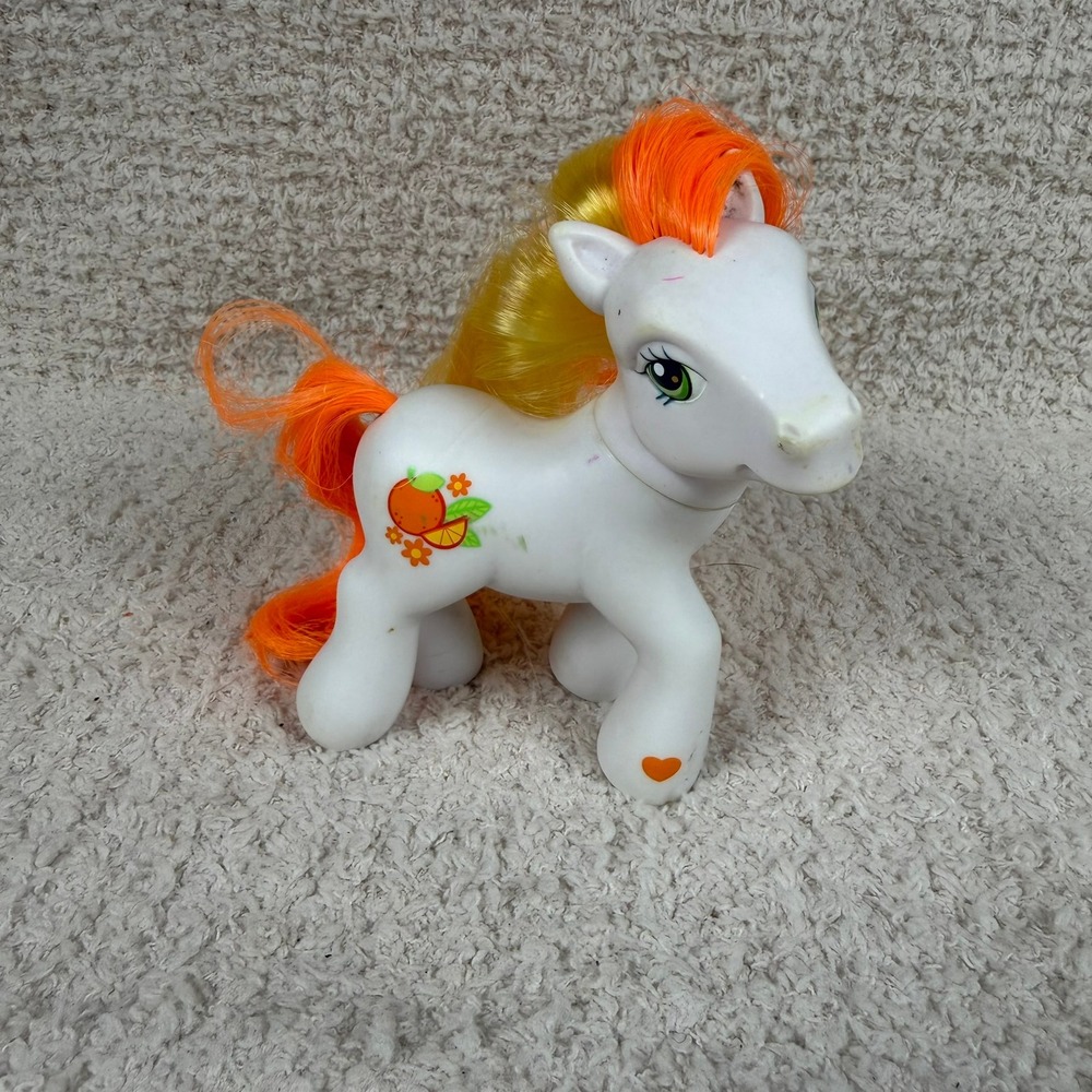 My Little Pony G3 Citrus Sweet White Orange Yellow Hair 2004 Hasbro Figure